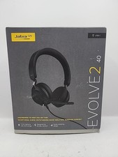 Jabra Evolve2 40 SE Wired Stereo Noise-Cancelling Headset Black, MS Teams, USB-c