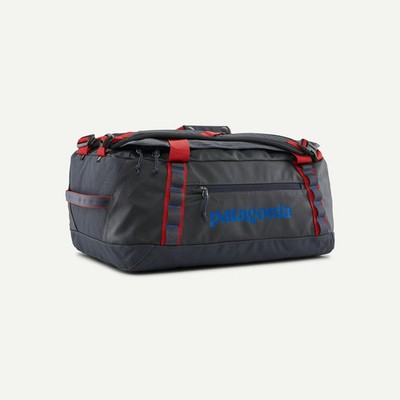 Patagonia Black Hole Duffel 40L Smolder Blue w/Amanita Red No Import Fees