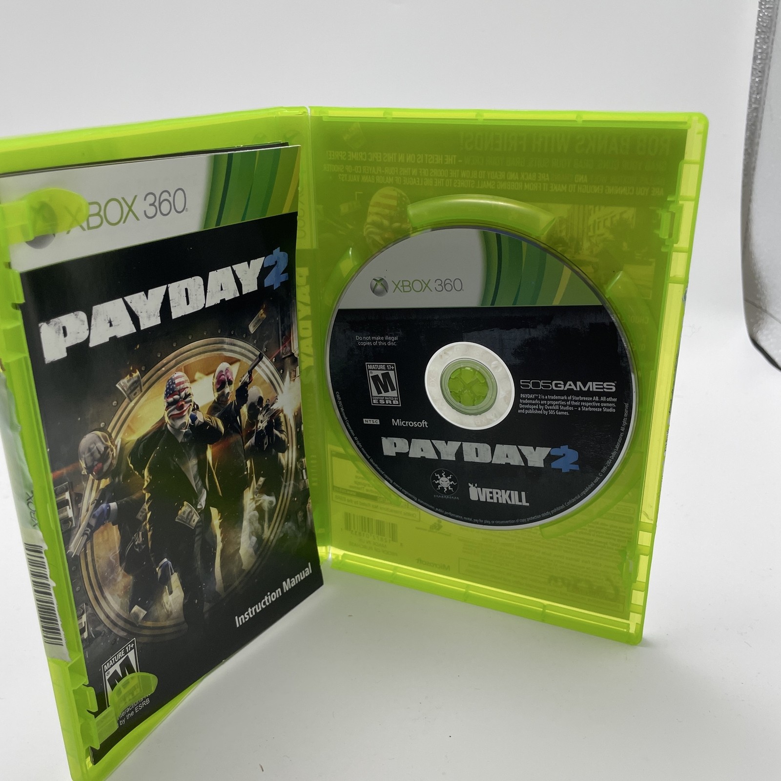 Payday 2 Safecracker Edition Xbox 360 Game M 505 Games 2013 NTSC-U/C ...