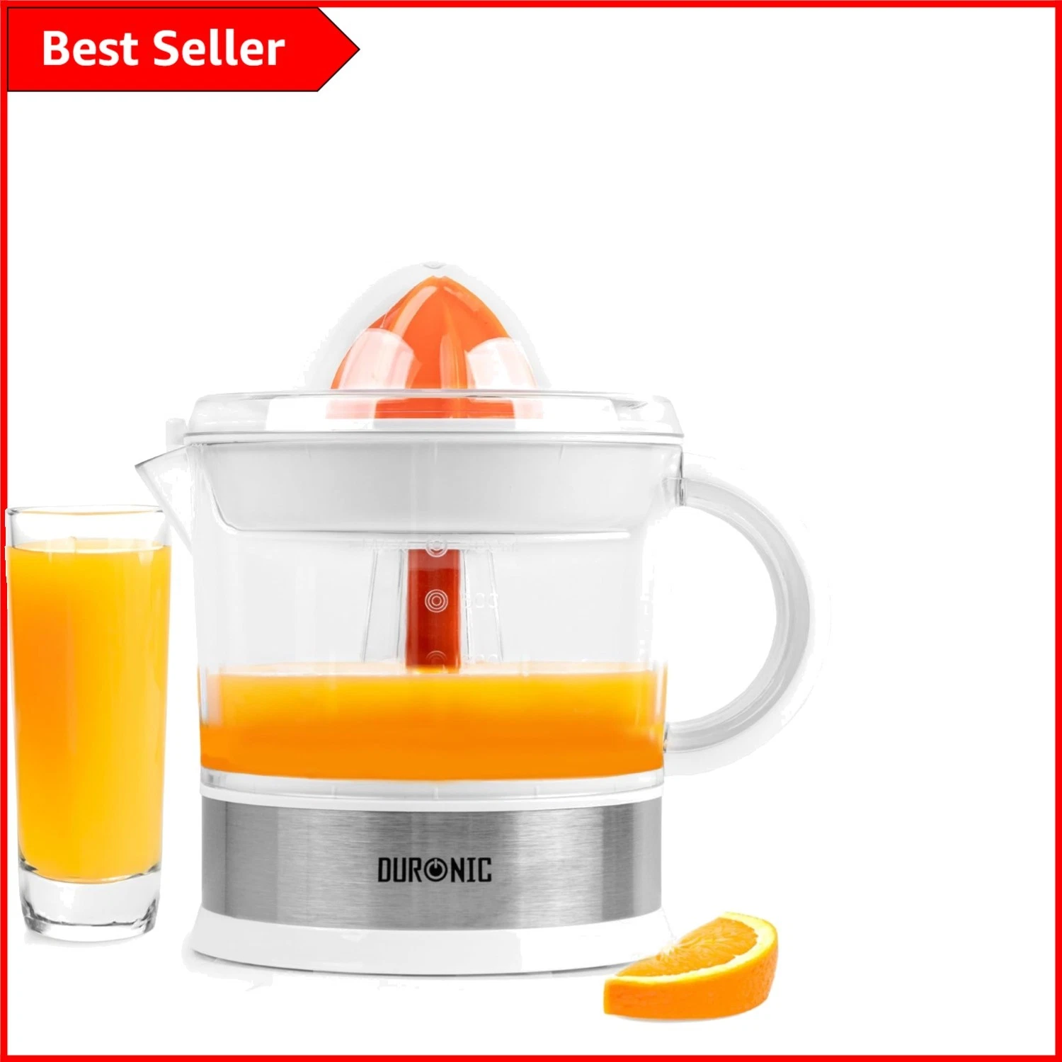 Luxury Electric Citrus Juicer JE407 - 40W with Adjustable Pulp Filter & Dual ...