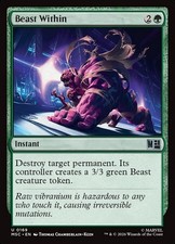 Beast Within 169 NM Marvel Super Heroes Commander MTG W