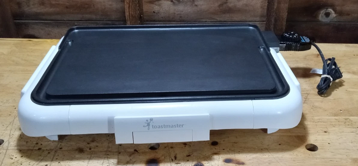 Toastmaster TG15WT K 10" x 16" White Burner Grate Electric Griddle