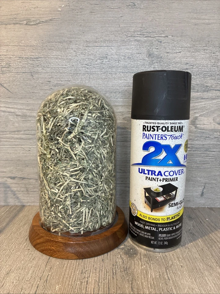 RARE Vintage MILLIONAIRE'S MONEY DOME $1000s in Real Shredded Currency Good Size - Image 2 of 4