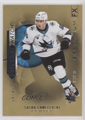 2020-21 SP Authentic Bounty Spectrum FX Gold 13/50 Sasha Chmelevski #S-50 7ie