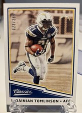 2017 Panini Classics - Legends LaDainian Tomlinson #127 Red Back /299