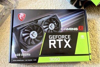 MSI Gaming X NVIDIA GeForce RTX 3050 6GB GDDR6 Ray Tracing DLSS