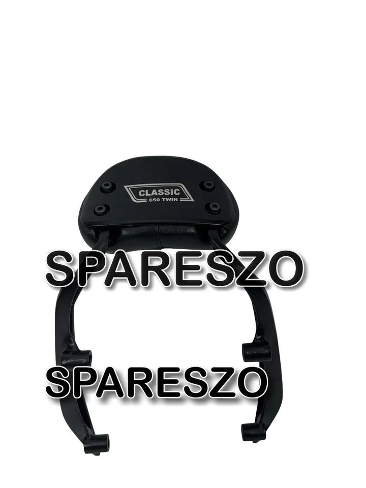 PASSENGER BACKREST WITH PAD BLACK FIT FOR ROYAL ENFIELD CLASSIC 650 - Imagen 3 de 4