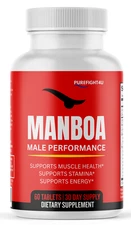 Manboa Male Performance Formula Maximum Strength Dietary Supplement- 60 Tablets