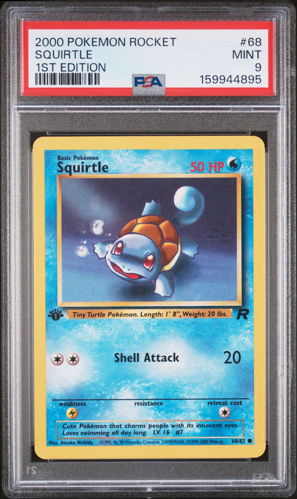 Squirtle 1st Edition #68