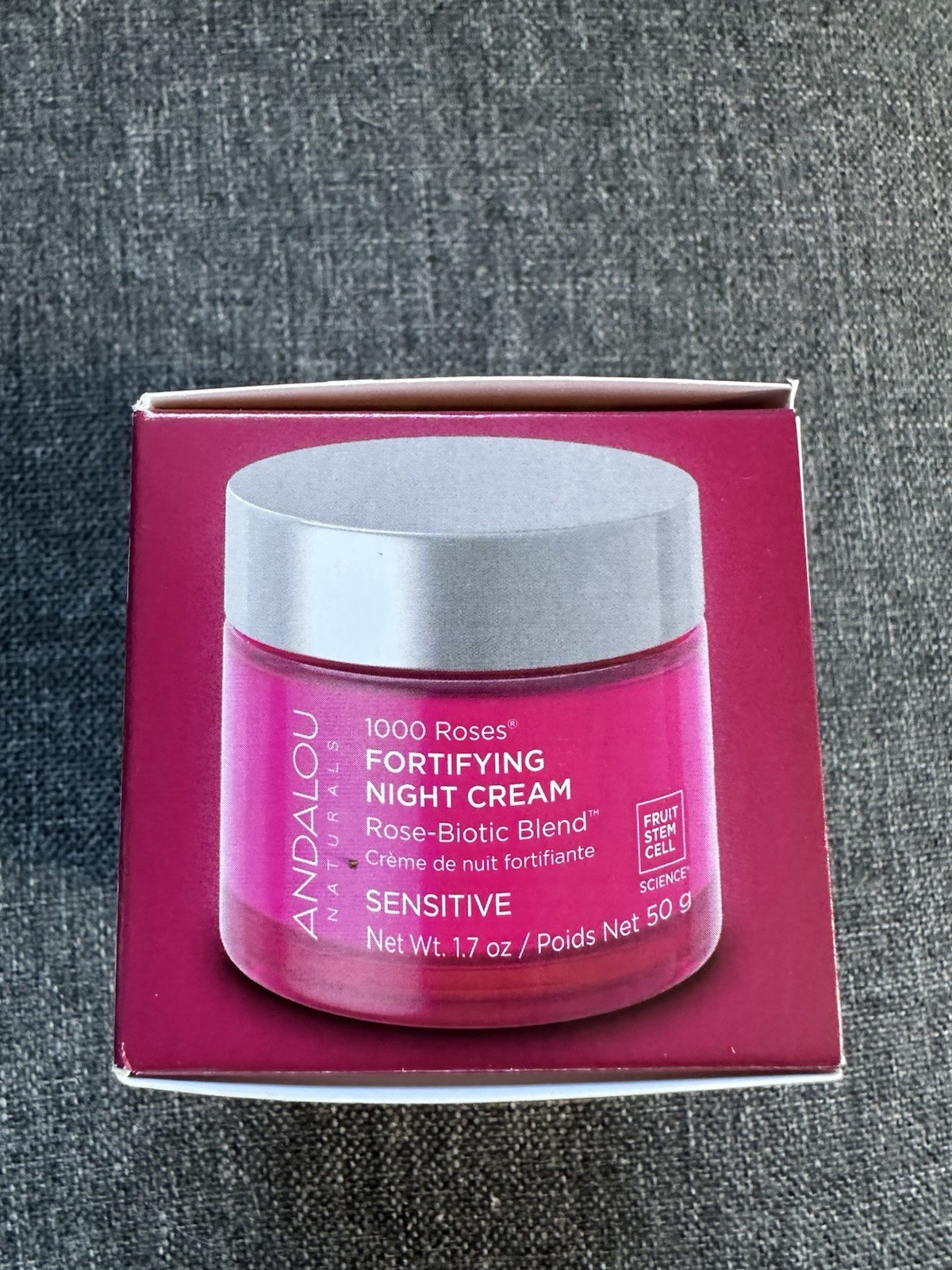 Andalou Naturals 1000 Roses  Biome Balancing Night Cream Sensitive  1.7 oz thumbnail 4