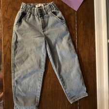 Zara Kids Size 6 Wide Leg Jean With Elastic Waistband