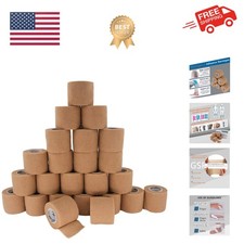 Self Adherent Cohesive Bandages Wrap 24 Count 2" x 5 Yards, Medical Tape, Adh...