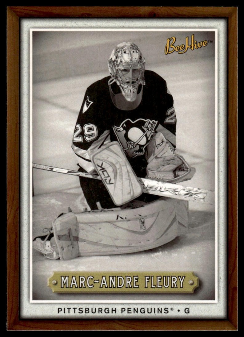 2006-07 Upper Deck Beehive Marc-Andre Fleury Wood #21 Pittsburgh Penguins