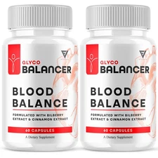 (2 Pack) Glyco Balancer Capsules, Glyco Balancer Blood Balancer (120 Capsules)
