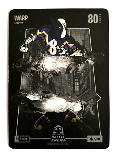 Bo Jackson Battle Arena - Warp Steel - Lamar Jackson - 2024 T20/50 - Picture 1 of 2