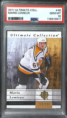 MARIO LEMIEUX 2011-12 UPPER DECK ULTIMATE Collection  /399 PSA 10 Low Pop