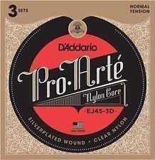 D'Addario Pro Arte Classical Guitar Strings 3 Pack