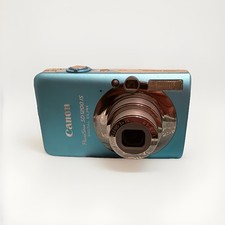 Canon PowerShot SD1200 IS Digital ELPH Camera Blue 4X W/Accessories FOR PARTS