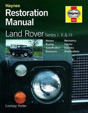 Land Rover Series I Ii Iii Restoration Manual - Lindsay Porter