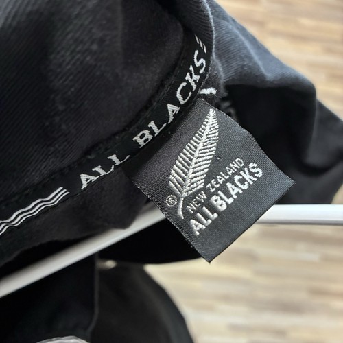 Vintage New Zealand All Blacks Rugby Polo Shirt Thick HeavyWeight Mens XL - Picture 5 of 5