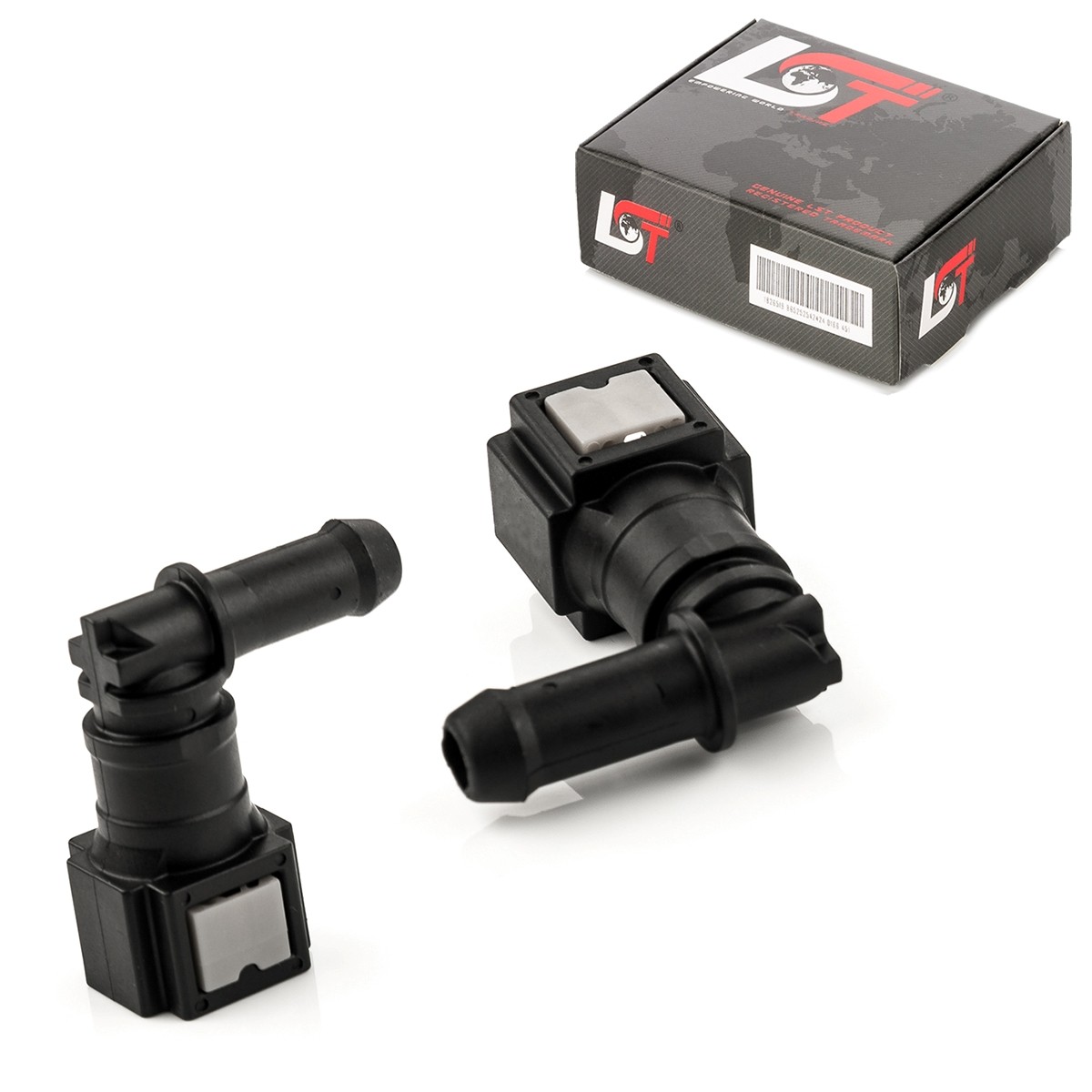2x Quick Release Fuel Line Coupling L-Piece 6.3x8mm for HYUNDAI