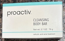 New PROACTIV CLEANSING BODY BAR 2.7 oz Acne Treatment 03/19 2019 Cleanser w/Box
