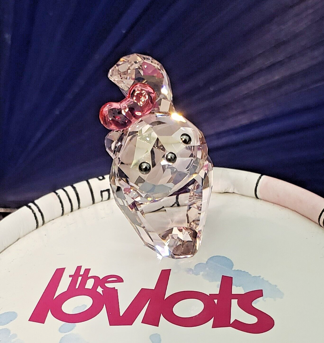 美品⭐️ スワロフスキー Emily 猫 置物 the lovlots ピンク Swarovski Katie Cat The Lovlots Crystal - 1138593 Retired | eBay