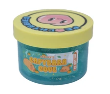 Peachybbies Capybara Cove Glitter Slime Toy Scented Jelly Cube Cute Capybara
