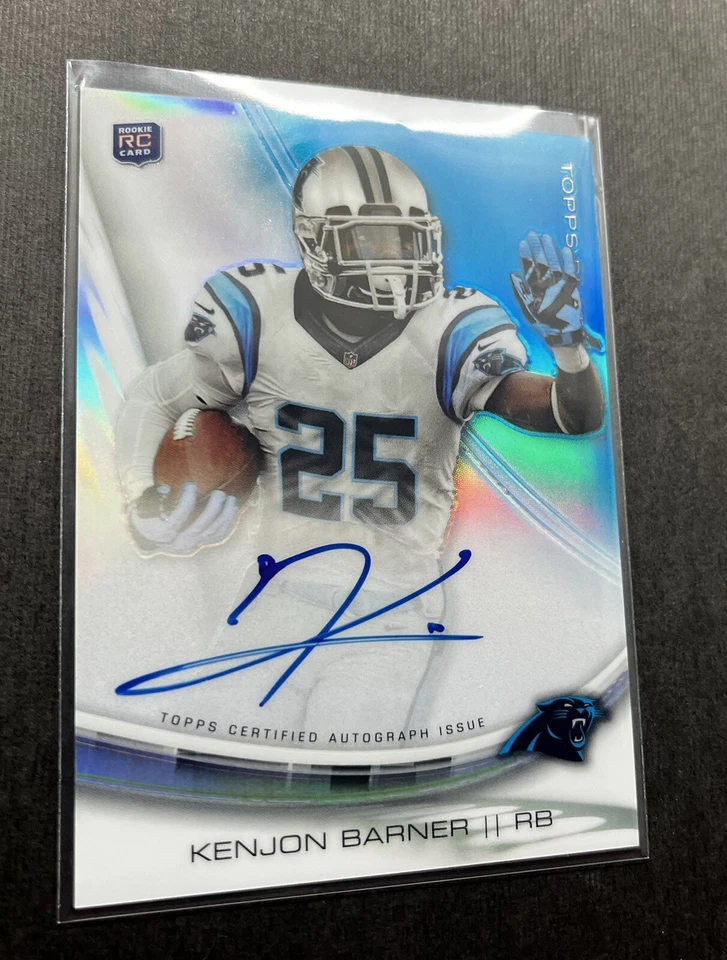 2013 Topps Platinum Autographs Refractors #A-KB Kenjon Barner Auto Rookie RC - Image 3 of 4