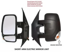 Fits Driver Side Nissan NV400 2011 - 2024 Complete Wing Mirror Electric Unit 