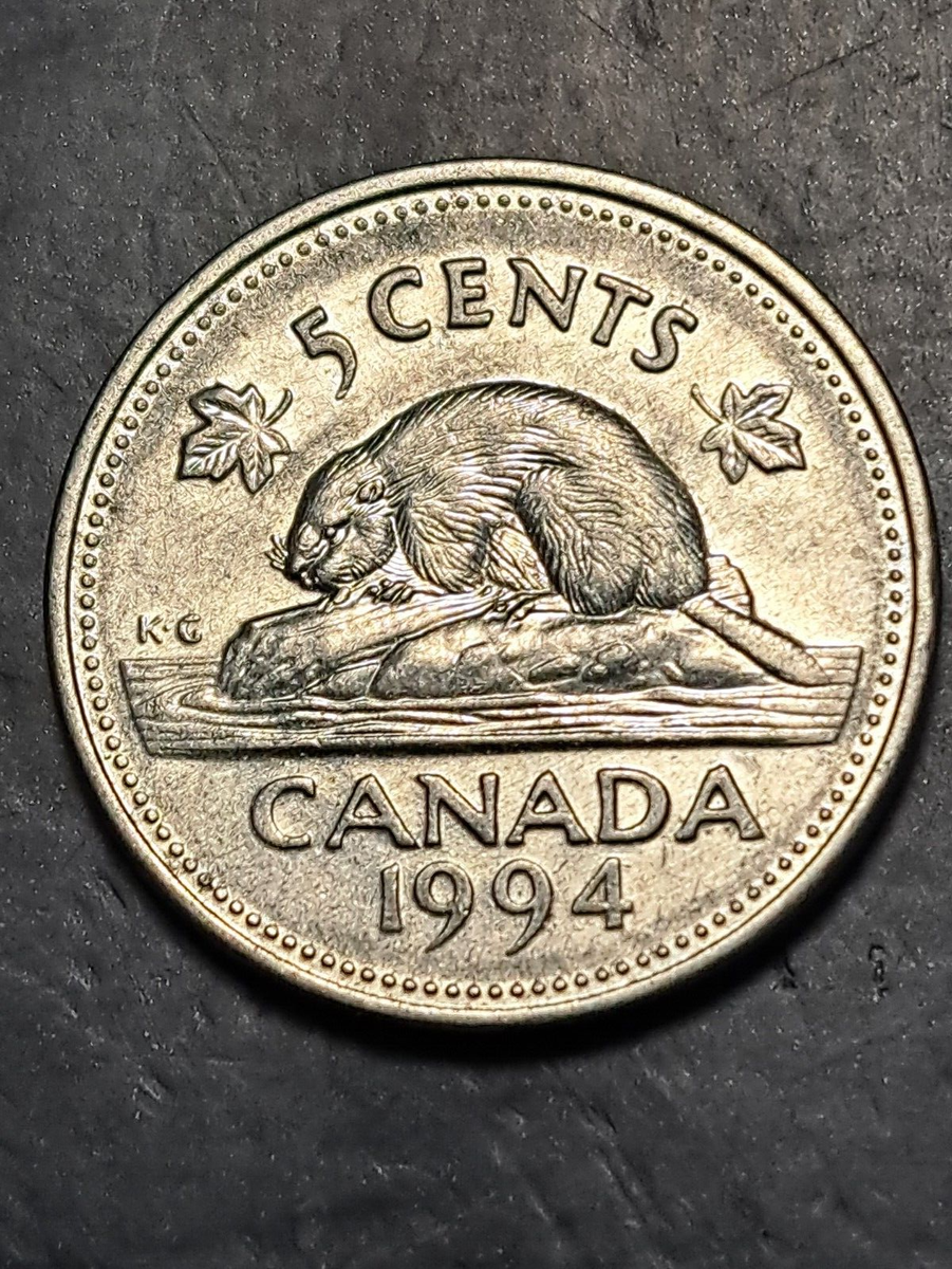 1994 CANADA 5 CENTS/NICKEL | eBay