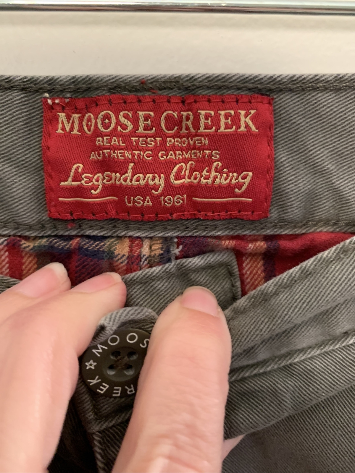 Moose Creek legendary clothing flannel lined pants si… Gem