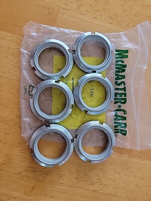 MCMASTER CARR 3552N38 M35 x 1.5 mm Locknut Zinc-Plated Carbon Steel (Qty 6)