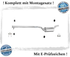 Mittelschalldämpfer für Ford Focus 1.8 16V 85KW Bj.98-05 Auspuff Montagesatz