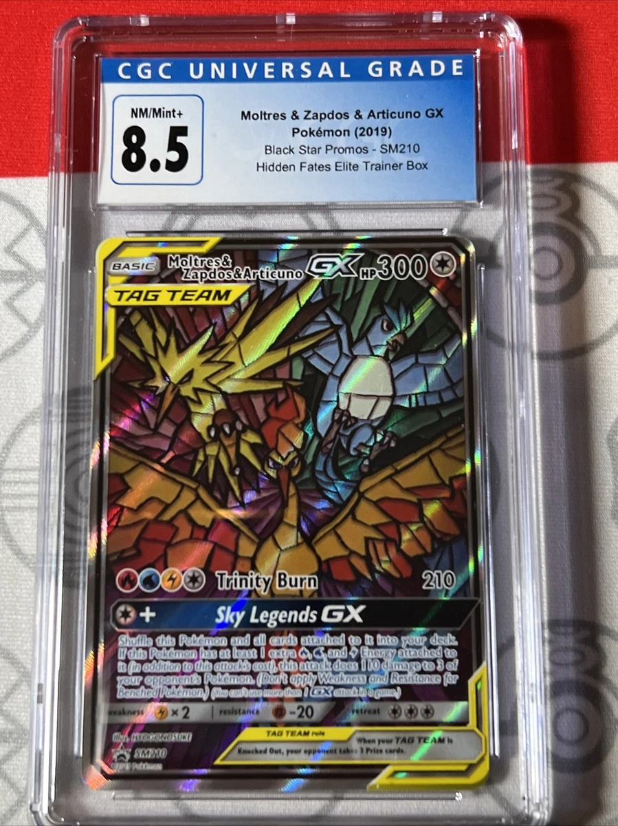 Pokemon Promo Moltres & Zapdos & Articuno GX SM210 