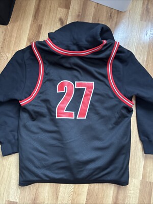 New Black Supreme Basketball Jersey Sweatshirt Hoodie Sz M Rare | eBay