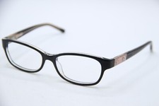 NEW BEBE BB5082 LADY VEGAS 001 JET CRYSTAL BLACK AUTHENTIC EYEGLASSES 52-16