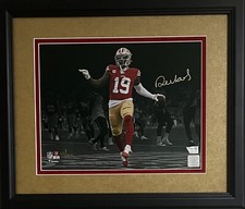 Framed Deebo Samuel Auto Fanatics 11x14 Spotlight Photo - Gold Signature /100