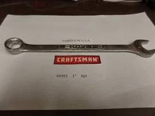 FORGED IN U.S.A.  Craftsman SAE/METRIC Combination Wrench. , 6 pt, point  NEW