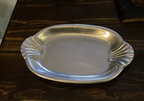Wilton Pewter sclp oval trays, Pewter, 10.5x6