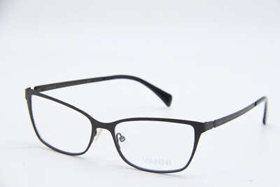 NEW VANNI V1140 C76 BRONZE BLACK AUTHENTIC EYEGLASSES FRAMES 52-15