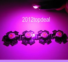 10pc 1watt full spectrum led chip 1w 400nm-840nm Plant grow lights on 20mm pcb