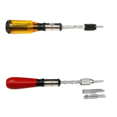 Multiple Bit Screw Driver Semi Automatic Screwdriver Push Ratcheting ...