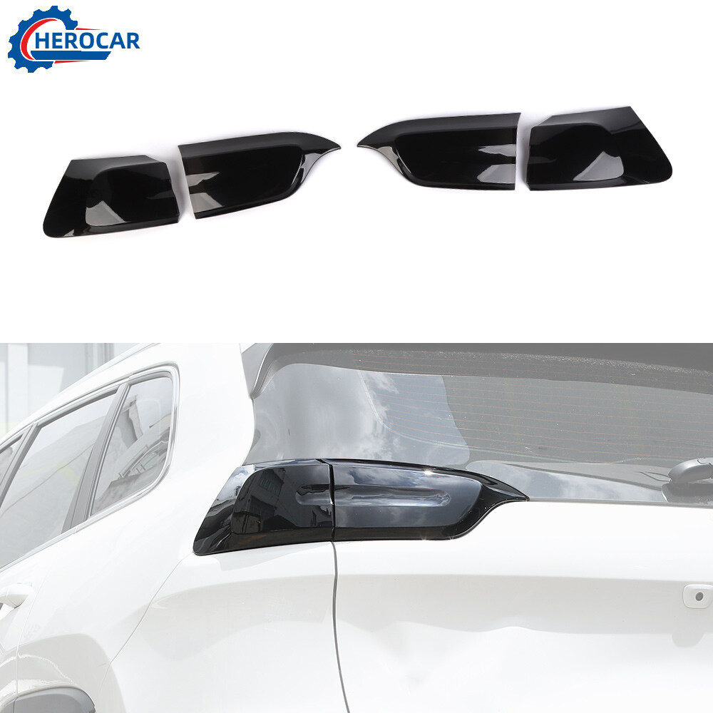 Smoked Taillight Brake Light Panel Cover Trim for 2014-2017 Jeep Cherokee  