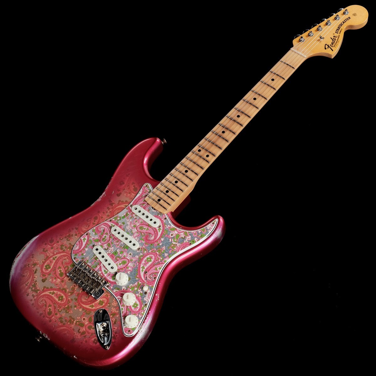 Fender Limited Edition 1968 Paisley Stratocaster Relic Aged Pink