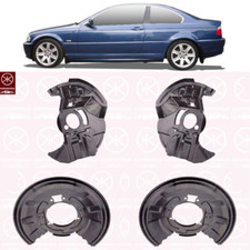Image of Brake Backing Plate Dust Shield - Front & Rear fits BMW 3 Series (E46) 330i 330D