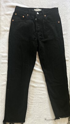 NWT Women's MNG Mango HAVANA STRAIGHT LEG CROPPED - Main Image