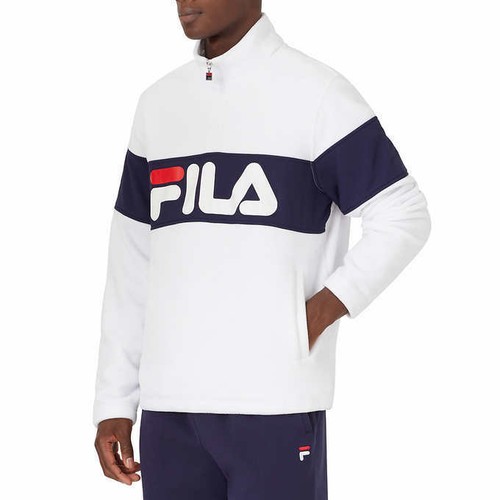 Logo Fleece Half Zip Pullover Jacket 
