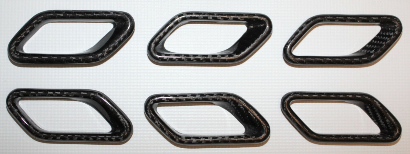Maserati GranCabrio 08-16 GranTurismo 10-16 Fender Vent Covers 100% Carbon Fiber