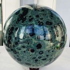 9660G Natural Eye Green Kambaba Jasper Stromatolite Crystal Sphere Ball — photo 7